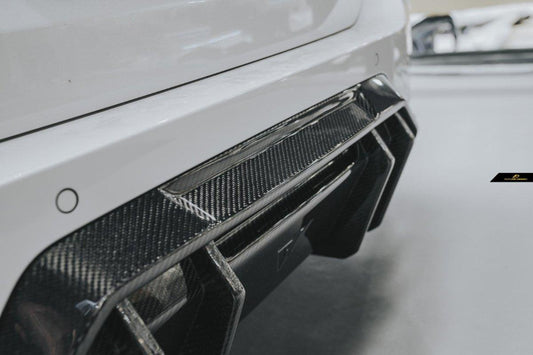 Future Design FD V1 Carbon Fiber Rear Diffuser for BMW G20 / G21 3 Series M340i 330i 2023-ON LCI - Performance SpeedShop