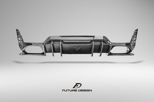 Future Design FD V1 Carbon Fiber Rear Diffuser for BMW G20 / G21 3 Series M340i 330i 2023-ON LCI - Performance SpeedShop