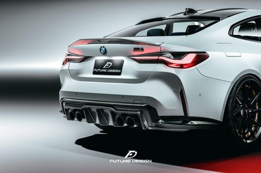 Future Design FD V1 Carbon Fiber REAR DIFFUSER for M3 G80 & M4 G82 G83 2021-ON - Performance SpeedShop