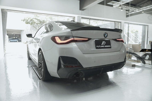 Future Design FD V1 Carbon Fiber REAR SPOILER for BMW I4 G26 & 4 Series G26 Gran coupe 2022-ON - Performance SpeedShop