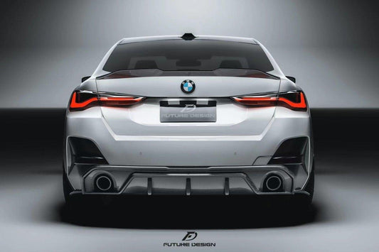 Future Design FD V1 Carbon Fiber REAR SPOILER for BMW I4 G26 & 4 Series G26 Gran coupe 2022-ON - Performance SpeedShop