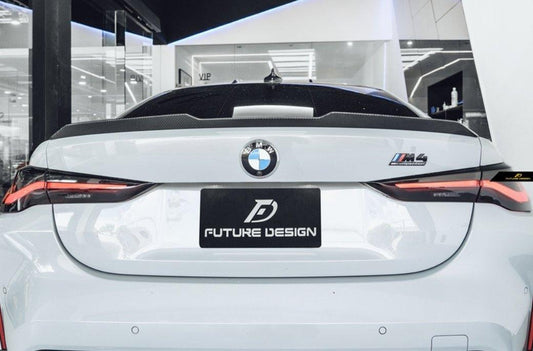 Future Design FD V1 Carbon Fiber Rear Spoiler for BMW M4 G82 & G22 4 Series - Performance SpeedShop