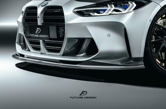 Future Design FD V2 Carbon Fiber Front Lip for M3 G80 & M4 G82 G83 2021-ON - Performance SpeedShop