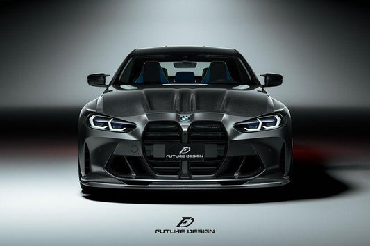 Future Design FD V2 Carbon Fiber Front Lip for M3 G80 & M4 G82 G83 2021-ON - Performance SpeedShop