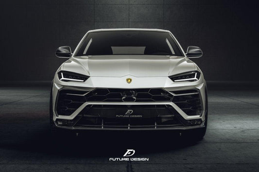 Future Design FD V2 Carbon Fiber FRONT LIP SPLITTER for Lamborghini Urus - Performance SpeedShop