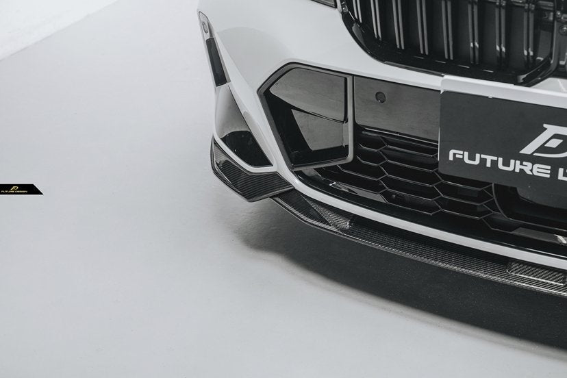 Future Design FD V2 Carbon Fiber Front Splitter for BMW G20 / G21 3 Series  M340i 330i 2023-ON LCI