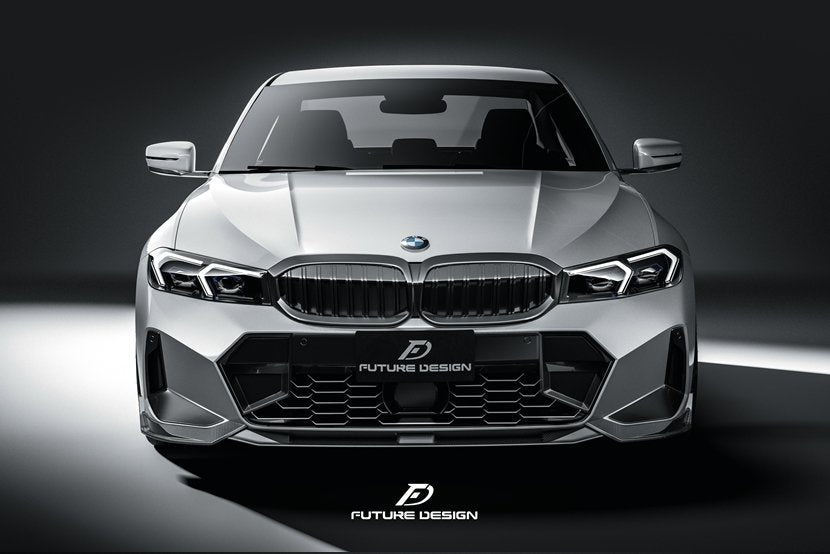 Future Design FD V2 Carbon Fiber Front Splitter for BMW G20 / G21 3 Series M340i 330i 2023-ON LCI - Performance SpeedShop
