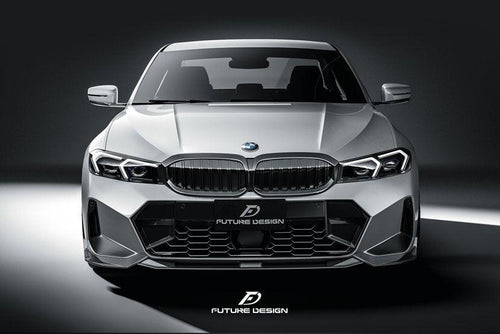 Future Design FD V2 Carbon Fiber Front Splitter for BMW G20 / G21 3 Series M340i 330i 2023-ON LCI - Performance SpeedShop