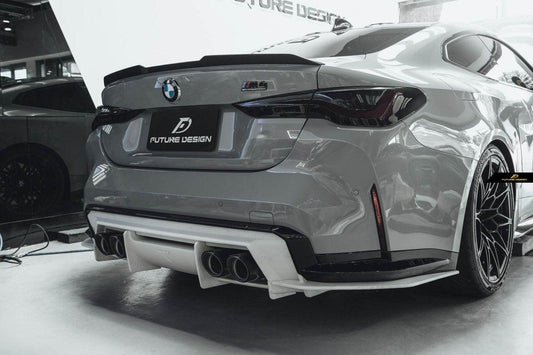 Future Design FD V2 Carbon Fiber REAR DIFFUSER for M3 G80 & M4 G82 G83 2021-ON - Performance SpeedShop