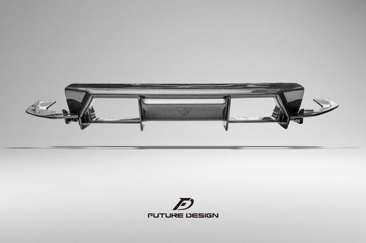 Future Design FD V2 Carbon Fiber REAR DIFFUSER for M3 G80 & M4 G82 G83 2021-ON - Performance SpeedShop