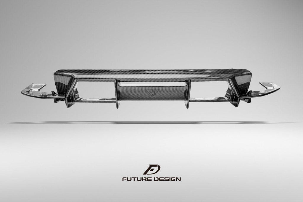 Future Design FD V2 Carbon Fiber REAR DIFFUSER for M3 G80 & M4 G82 G83 2021-ON - Performance SpeedShop