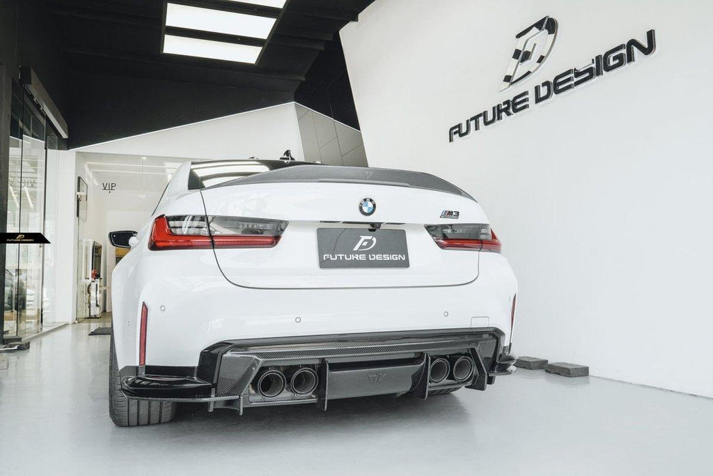 Future Design FD V2 Carbon Fiber REAR DIFFUSER for M3 G80 & M4 G82 G83 2021-ON - Performance SpeedShop