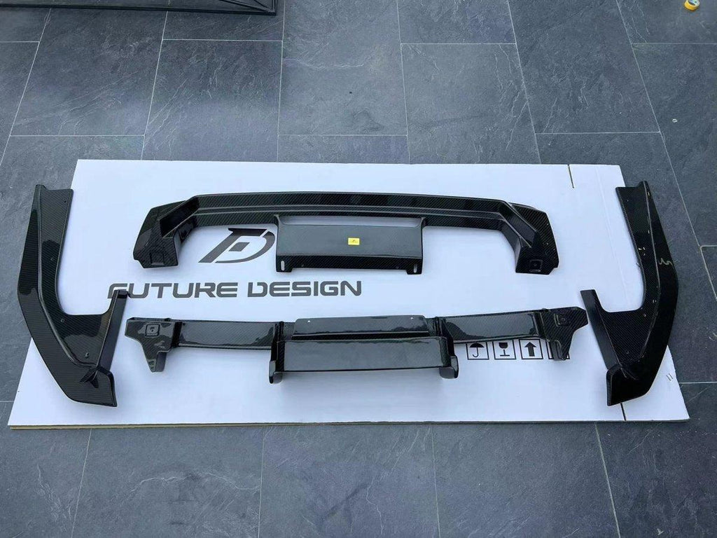 Future Design FD V2 Carbon Fiber REAR DIFFUSER for M3 G80 & M4 G82 G83 2021-ON - Performance SpeedShop