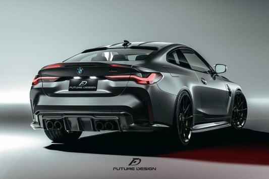 Future Design FD V2 Carbon Fiber Rear Spoiler for BMW M4 G82 & G22 4 Series - Performance SpeedShop