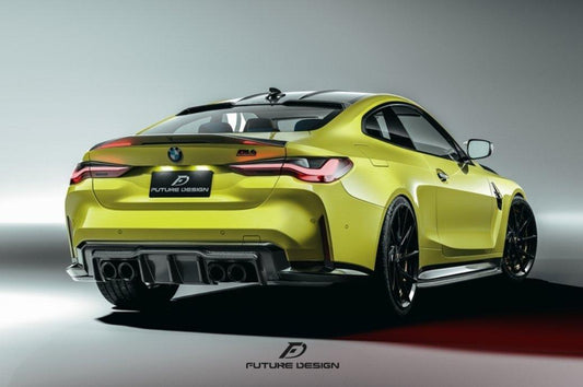 Future Design FD V2 Carbon Fiber Rear Spoiler for BMW M4 G82 & G22 4 Series - Performance SpeedShop