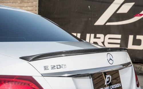 Future design FD V2 Carbon Fiber REAR SPOILER for Mercedes Benz E-Class E43 E53 E63 W213 2017-ON - Performance SpeedShop