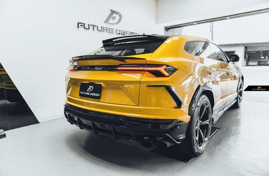 Future Design FD V2 Carbon Fiber REAR TRUNK SPOILER for Lamborghini Urus - Performance SpeedShop