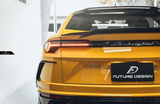 Future Design FD V2 Carbon Fiber REAR TRUNK SPOILER for Lamborghini Urus - Performance SpeedShop