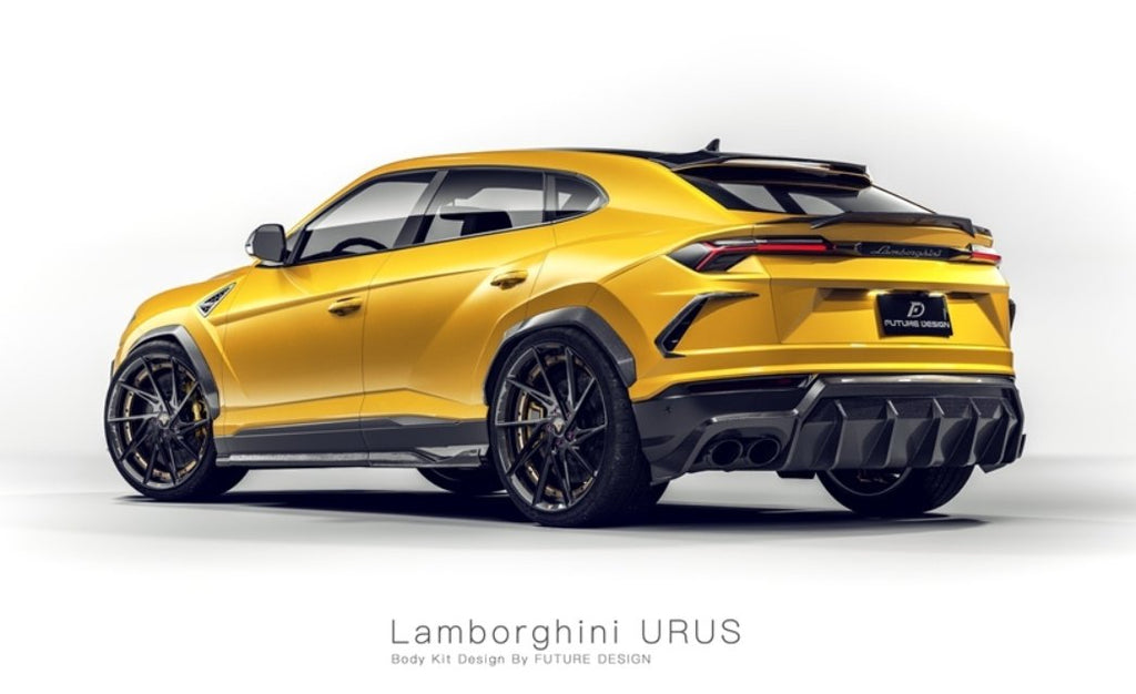 Future Design FD V2 Carbon Fiber REAR TRUNK SPOILER for Lamborghini Urus - Performance SpeedShop