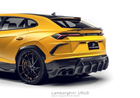 Future Design FD V2 Carbon Fiber REAR TRUNK SPOILER for Lamborghini Urus - Performance SpeedShop