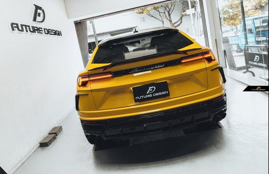 Future Design FD V2 Carbon Fiber REAR TRUNK SPOILER for Lamborghini Urus - Performance SpeedShop