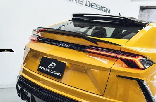 Future Design FD V2 Carbon Fiber REAR TRUNK SPOILER for Lamborghini Urus - Performance SpeedShop