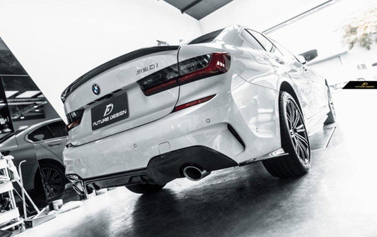 Future Design M Performance Carbon Fiber Rear Diffuser for BMW G20 / G21 3 Series 330i with M-Package - Performance SpeedShop