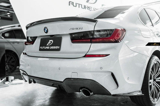 Future Design M Performance Carbon Fiber Rear Diffuser for BMW G20 / G21 3 Series 330i with M-Package - Performance SpeedShop