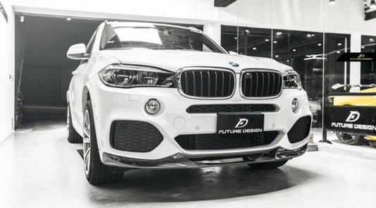 Future Design M-TECH STYLE Carbon Fiber FRONT LIP for BMW X5 F15 2014-2018 - Performance SpeedShop