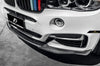 Future Design MP STYLE Carbon Fiber FRONT LIP SPLITTER for BMW X6 F16 2015-2019 - Performance SpeedShop