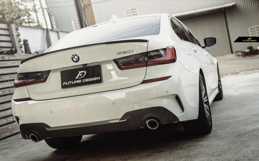 Future Design MP Style Carbon Fiber Rear Spoiler for BMW G20 / G21 3 Series & M3 G80 2019-ON - Performance SpeedShop