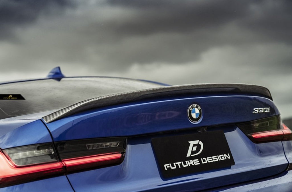 Future Design MP Style Carbon Fiber Rear Spoiler for BMW G20 / G21 3 Series & M3 G80 2019-ON - Performance SpeedShop