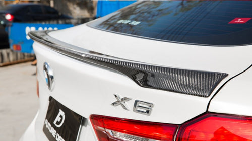 2014-2018 BMW X6 Rear Diffuser 3D Style Carbon Fiber