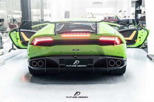 Future Design NT STYLE Carbon Fiber REAR DIFFUSER for Lamborghini Huracan LP580-2 LP610-4 - Performance SpeedShop