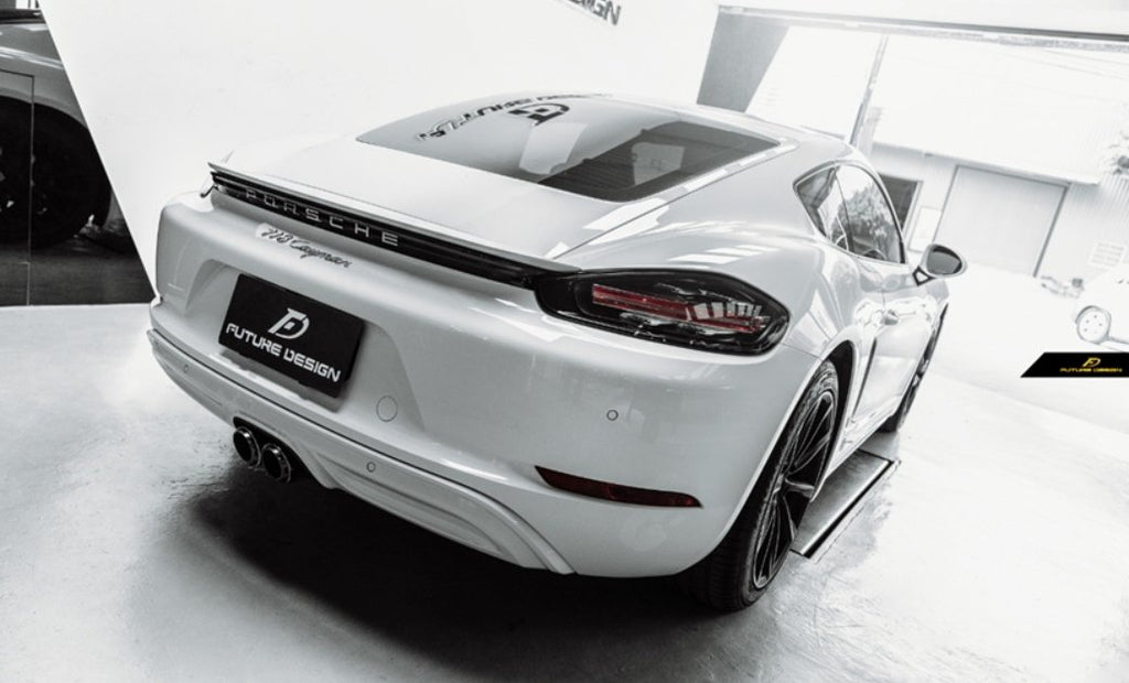 Future Design Porsche 718 Cayman / Boxster G.I. Exhaust Tips - Performance SpeedShop