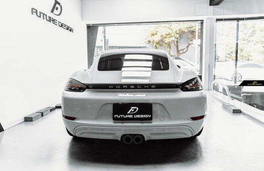 Future Design Porsche 718 Cayman / Boxster G.I. Exhaust Tips - Performance SpeedShop