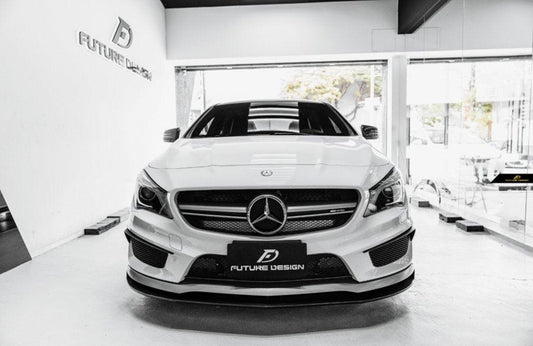 Future Design R Style Carbon Fiber Front Lip for 2014-2016 C117 CLA-250 CLA-45 - Performance SpeedShop