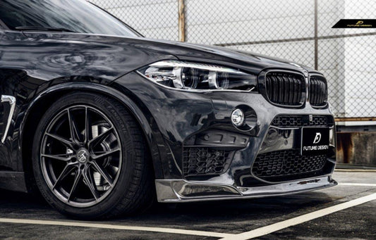 Future Design RKP STYLE Carbon Fiber FRONT LIP for BMW F85 X5M F86 X6M 2015-2019 - Performance SpeedShop