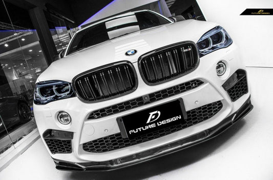 Future Design RKP STYLE Carbon Fiber FRONT LIP for BMW F85 X5M F86 X6M 2015-2019 - Performance SpeedShop