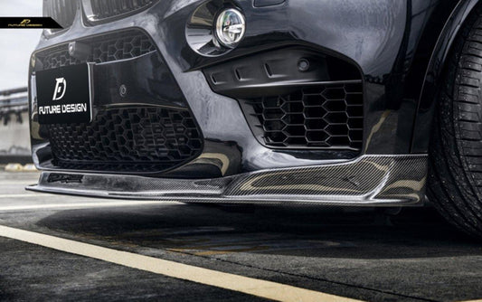 Future Design RKP STYLE Carbon Fiber FRONT LIP for BMW F85 X5M F86 X6M 2015-2019 - Performance SpeedShop