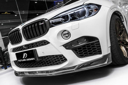 Future Design RKP STYLE Carbon Fiber FRONT LIP for BMW F85 X5M F86 X6M 2015-2019 - Performance SpeedShop