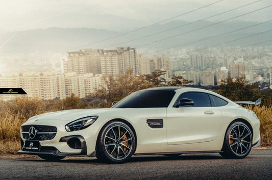 Future Design RT STYLE Carbon Fiber FRONT LIP SPLITTER Mercedes benz AMG GT GTS GTC C190 2015-ON - Performance SpeedShop