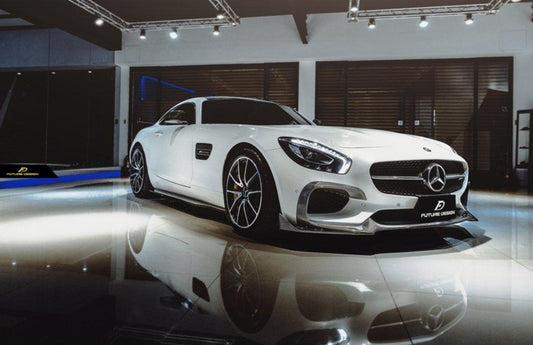 Future Design RT STYLE Carbon Fiber SIDE SKIRTS For Mercedes benz AMG GT GTS C190 2015-2017 - Performance SpeedShop