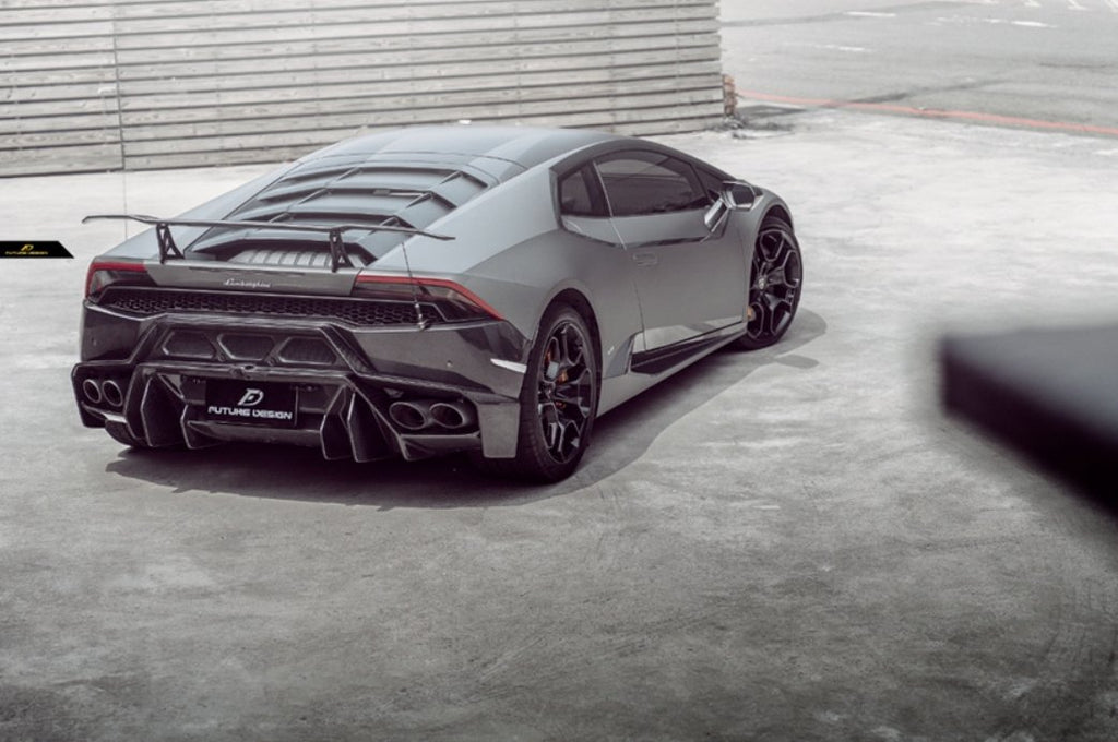 Future Design V STYLE Carbon Fiber REAR DIFFUSER for Lamborghini Huracan  LP580-2 LP610-4 – Performance SpeedShop