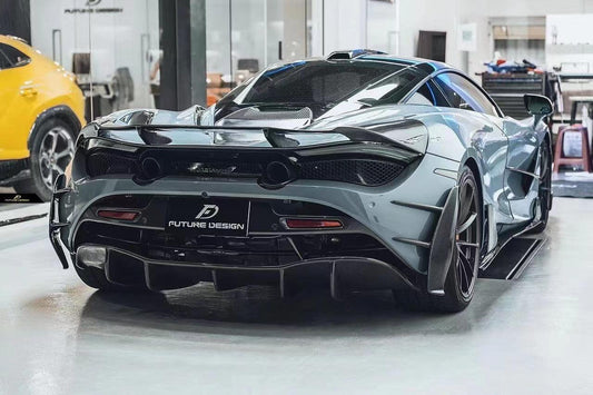 Future Design Carbon McLaren 720S Carbon Fiber Rear Bumper Side Valences