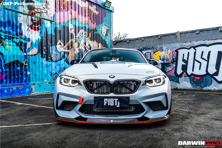 Auto Frontspoiler für BMW F87 M2 2019-2021, Frontstossstangenlippe Spo –