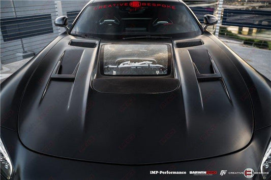 IMP-Performance Carbon Fiber Transparent Hood for Mercedes Benz AMG GT & GTS - Performance SpeedShop