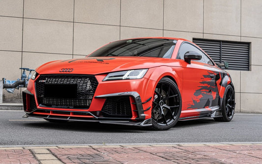 IPR Carbon Fiber Front Lip for Audi TTRS 8S 2016-2019 Pre-facelift - Performance SpeedShop