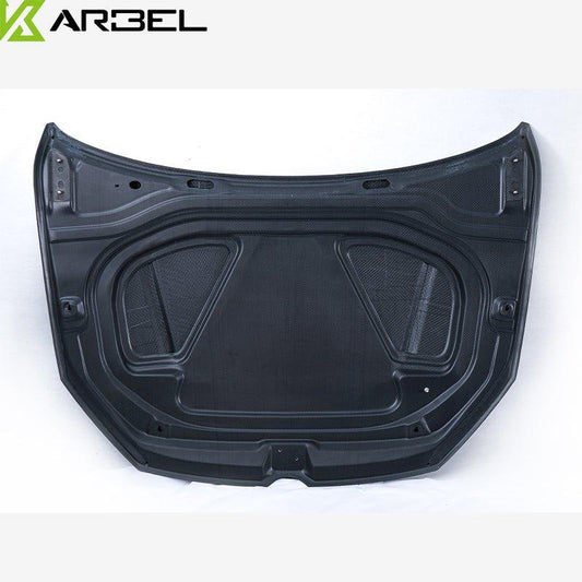 Volkswagen Golf R / GTI / Golf MK7 & MK7.5  2015 2016 2017 2018 2019 2020 2021 with Aftermarket Parts - Hood Bonnet Pre-preg Carbon Fiber from Karbel Carbon