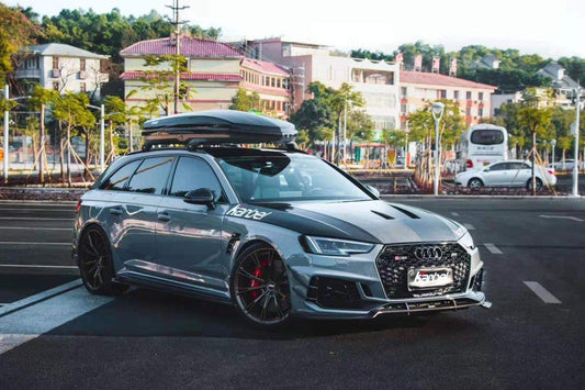 Audi RS4 S4 A4 (all models) B9 / B9.5 2017-ON with Aftermarket Parts - Hood Pre-preg Carbon Fiber from Karbel Carbon